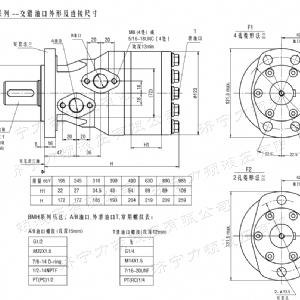 BMH系列交错油口时博（中国）马达
